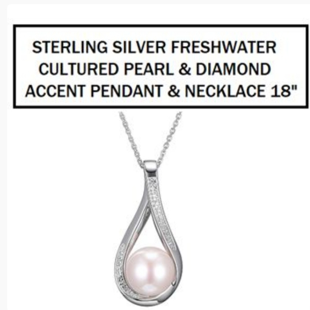 Sterling Silver Freshwater Cultured Pearl